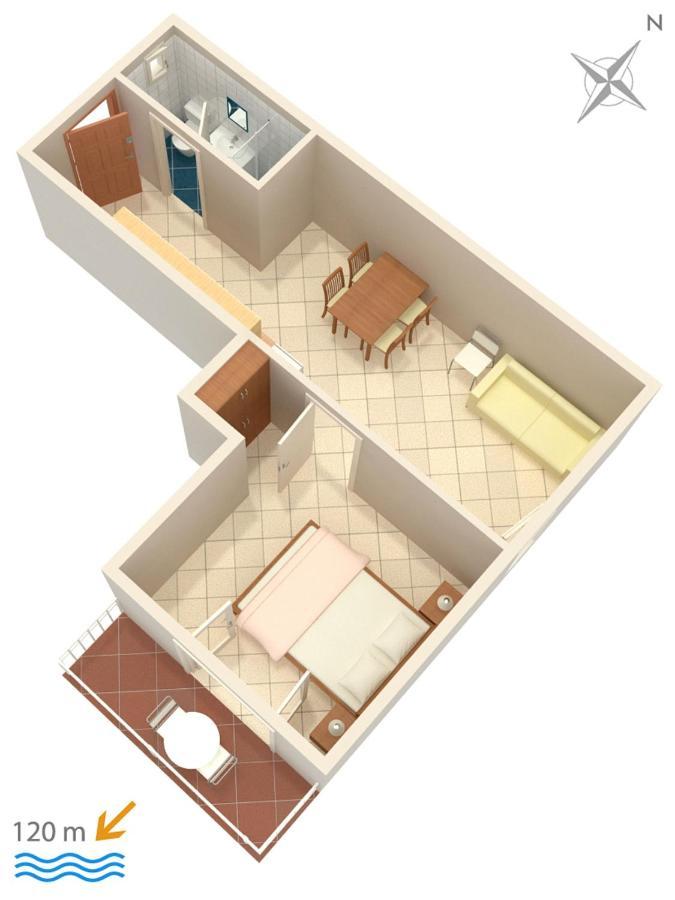 Apartments By The Sea Baska Voda, Makarska - 300 المظهر الخارجي الصورة